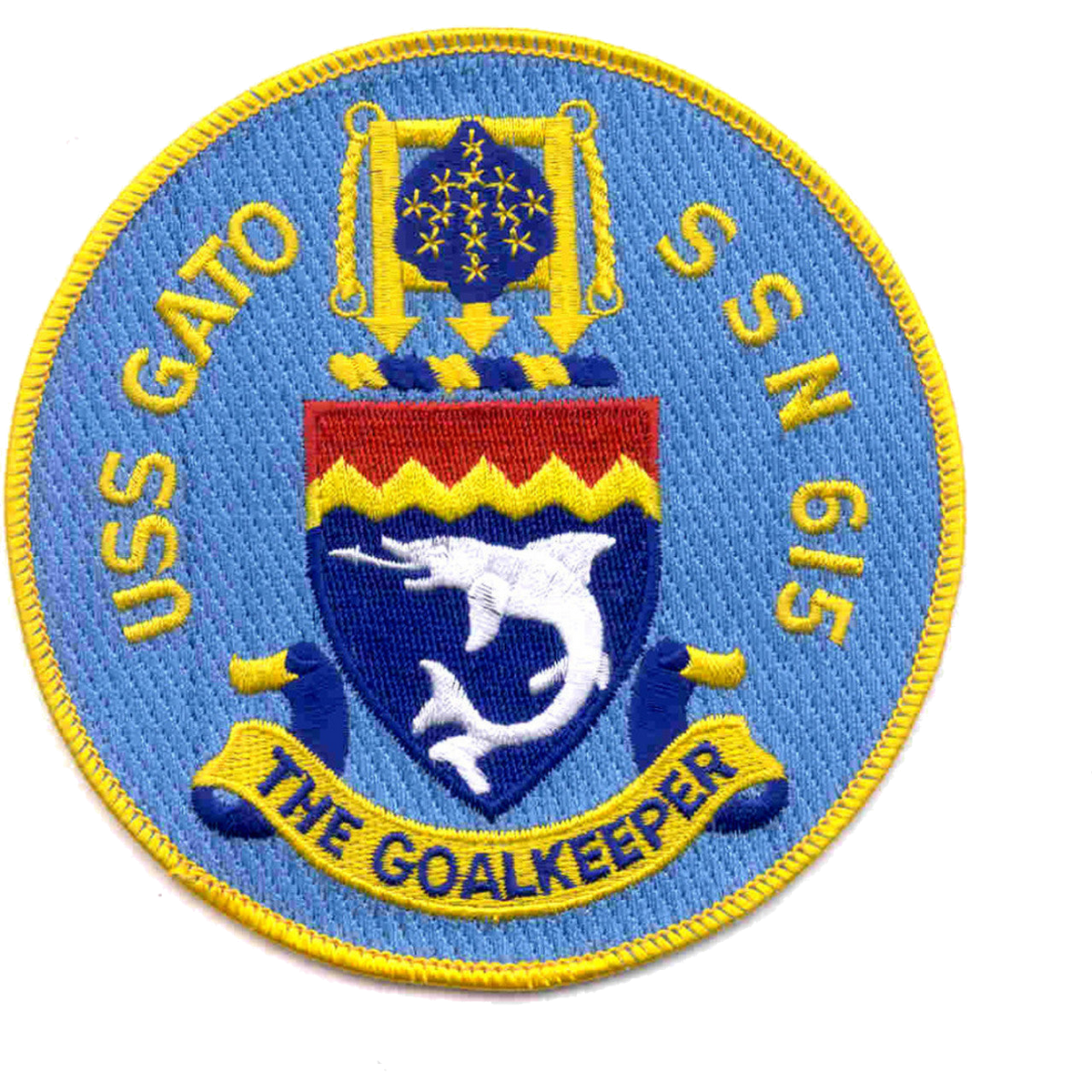 USS GATO SSN 615 PATCH