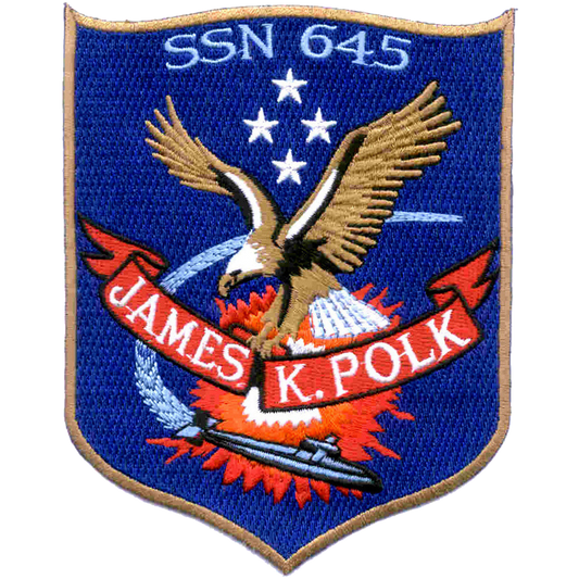 USS JAMES K POLK SSN 645 PATCH collection thumbnail