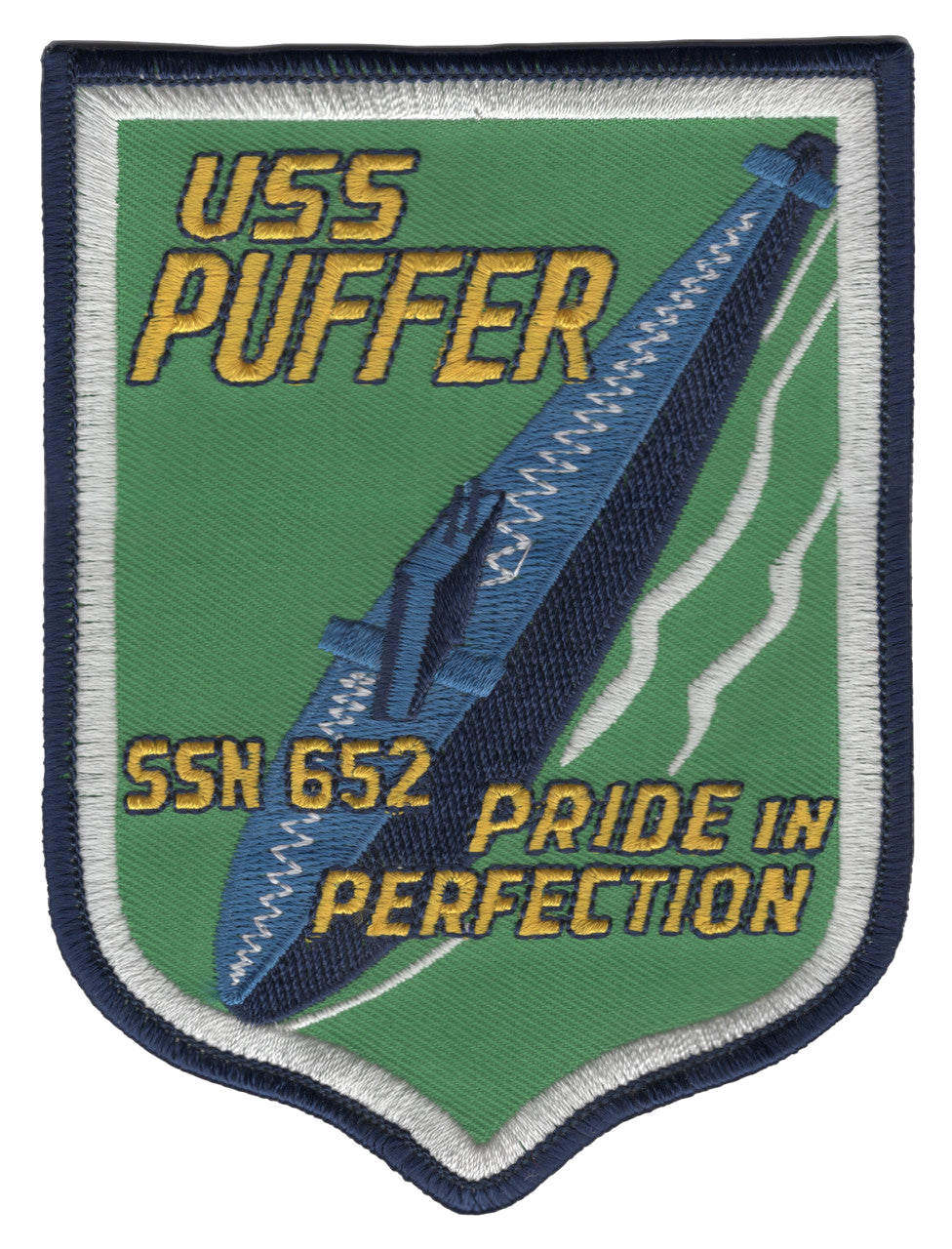 USS PUFFER SSN 652 PATCH