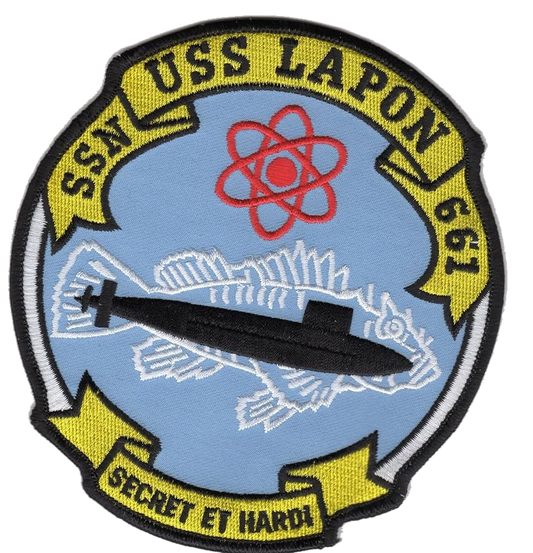 USS LAPON SSN 661 PATCH collection thumbnail