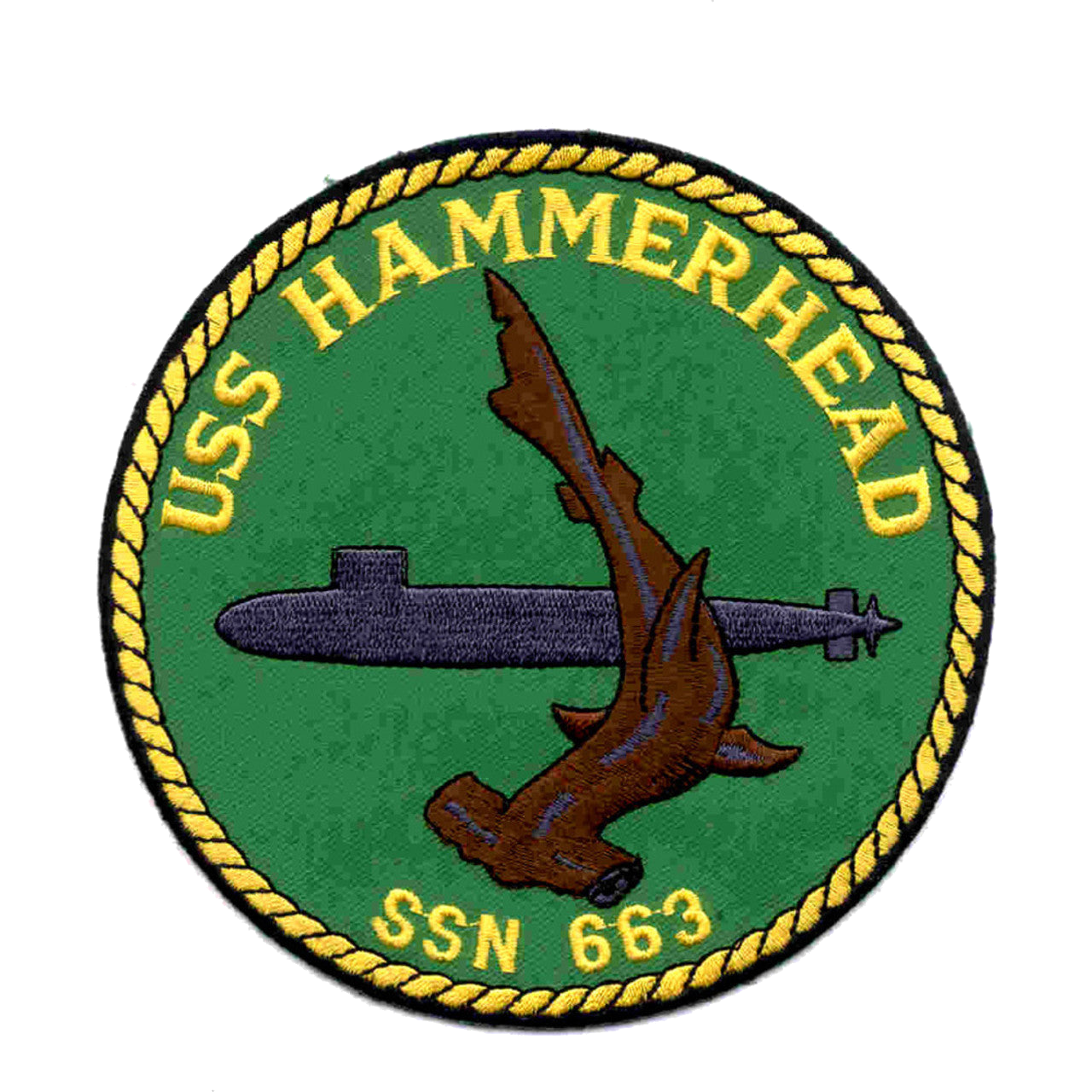 USS HAMMERHEAD SSN 663  PATCH