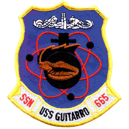 USS GUITARRO SSN 665 PATCH collection thumbnail