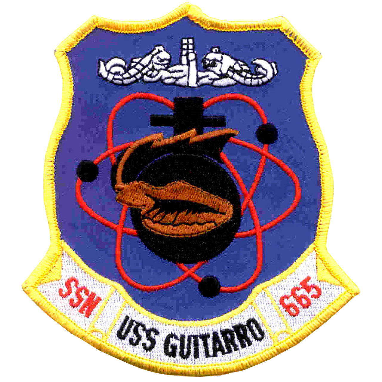 USS GUITARRO SSN 665 PATCH