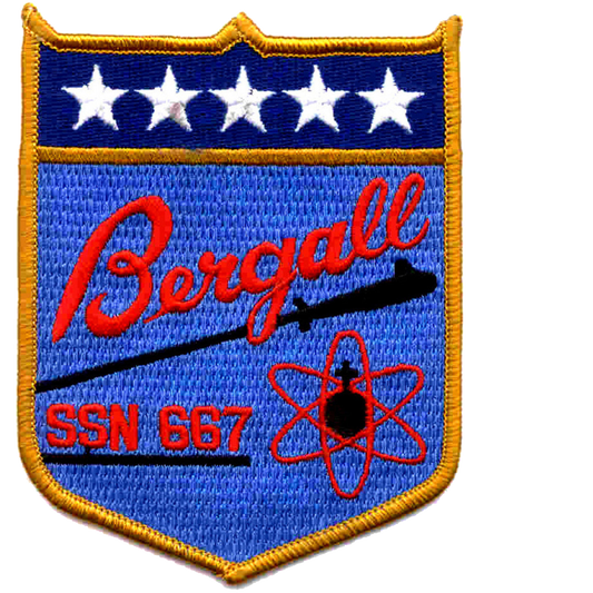 USS BERGALL SSN 667 PATCH collection thumbnail