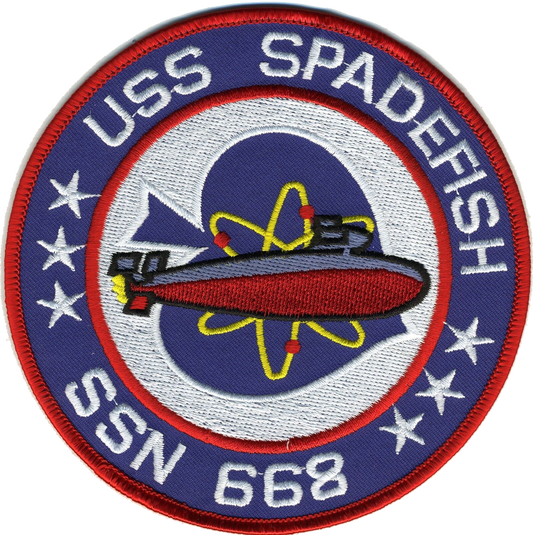 USS SPADEFISH SSN 668 PATCH collection thumbnail