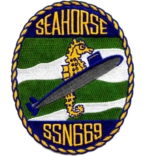 USS SEAHORSE SSN 669 PATCH collection thumbnail