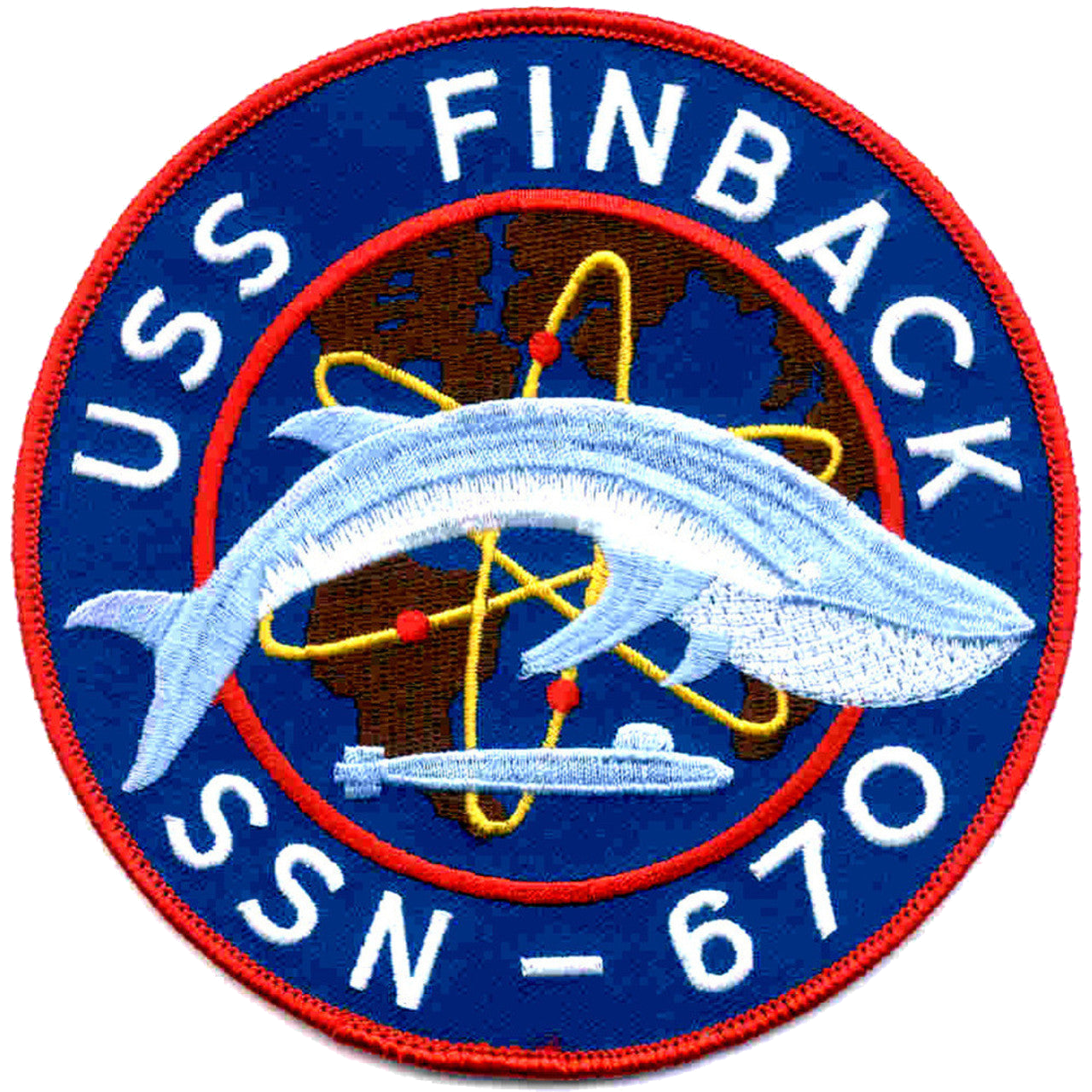 USS FINBACK SSN 670 PATCH