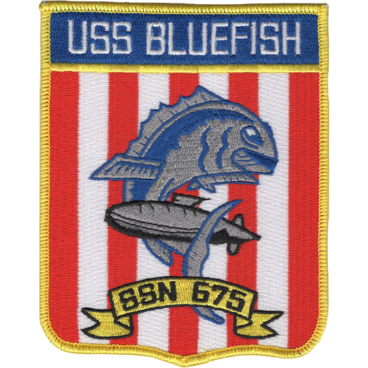 USS BLUEFISH SSN 675 PATCH collection thumbnail
