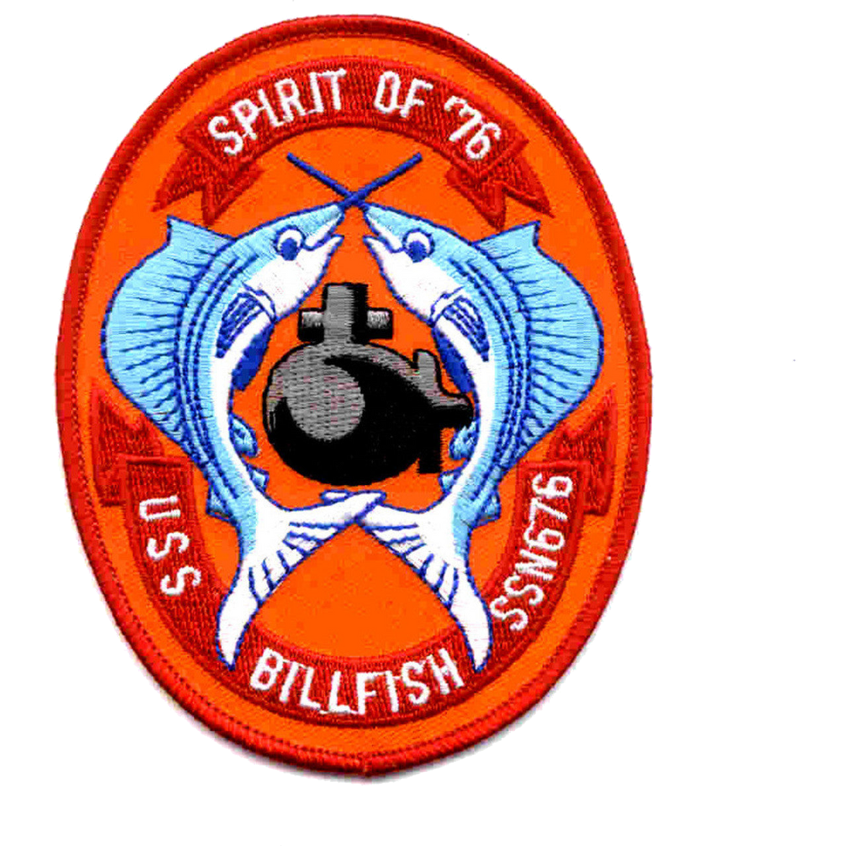 USS BILLFISH SSN 676 PATCH