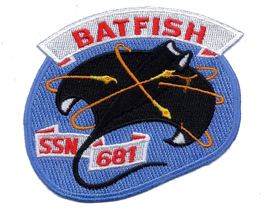 USS BATFISH SSN 681 PATCH collection thumbnail