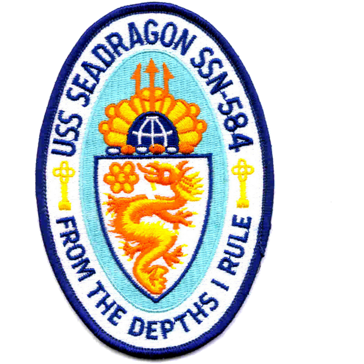 USS SEADRAGON SSN 584 PATCH