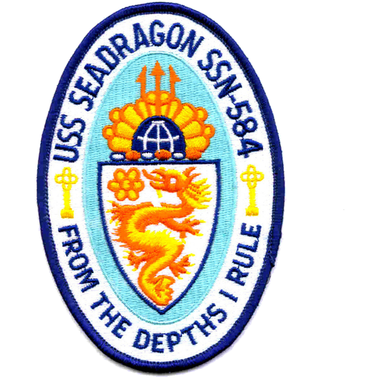 USS SEADRAGON SSN 584 PATCH