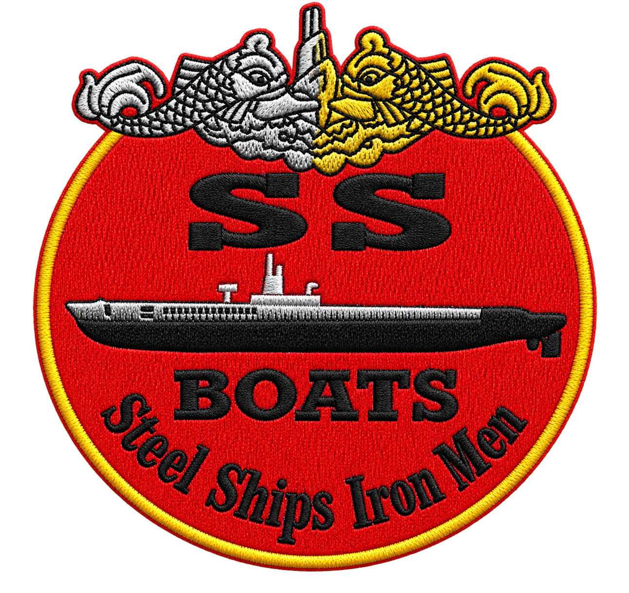 Steel Ships Iron Men SS BOATS PATCH.