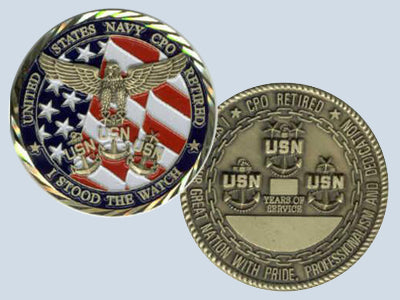 Chief Petty Officer Challenge Coin — Design 110
