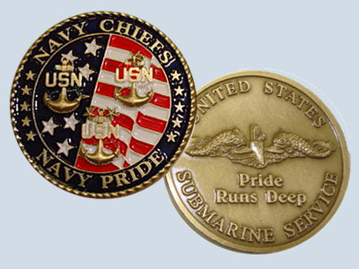 Chief Petty Officer Challenge Coin — Design 119
