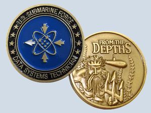 DS Rate Coin Data Systems Technician Insignia Challenge Coin