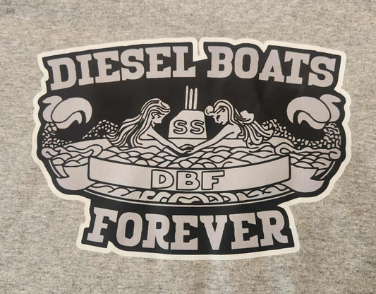 Diesel Boats Forever Black & Gray T-Shirt  DBF