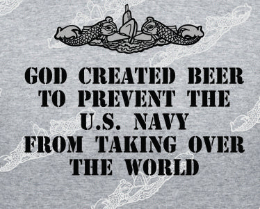 GOD Created beer to Prevent .. TEXT & Dolphins : Clothing