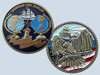 Order of Magellan Challenge Coin