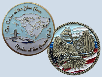 Order of the Blue Nose Challenge Coin