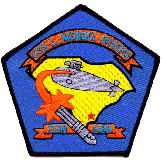 USS L MENDEL RIVERS SSN 686 PATCH collection thumbnail