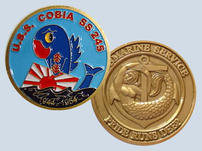 USS Cobia SS 245 Challenge Coin