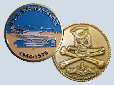 USS Sealion SS 315 Challenge Coin
