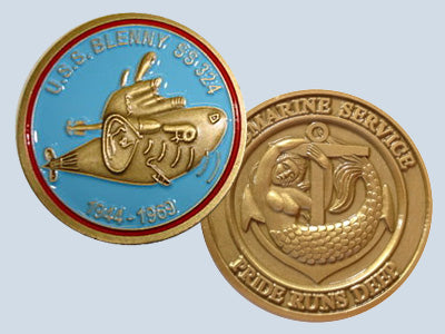 USS Blenny SS 324 Challenge Coin