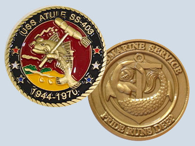 USS Atule SS 403 Challenge Coin
