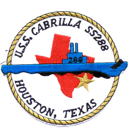 USS CABRILLA SS 288 PATCH