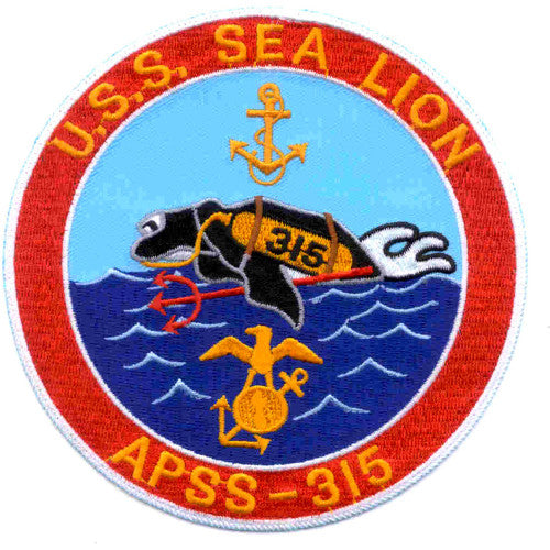 USS SEALION APSS 315 PATCH