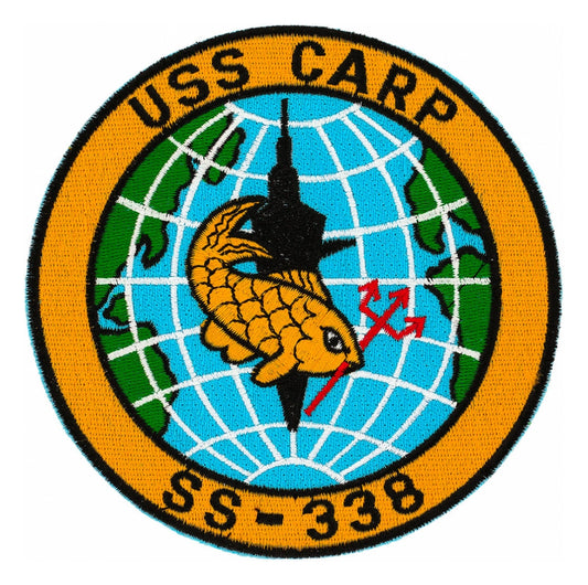 USS CARP SS 338 PATCH GOLBE