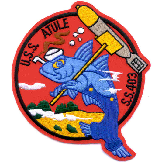 USS ATULE SS 403 PATCH