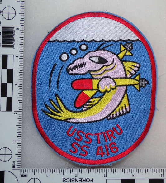 USS TIRU SS 416 PATCH