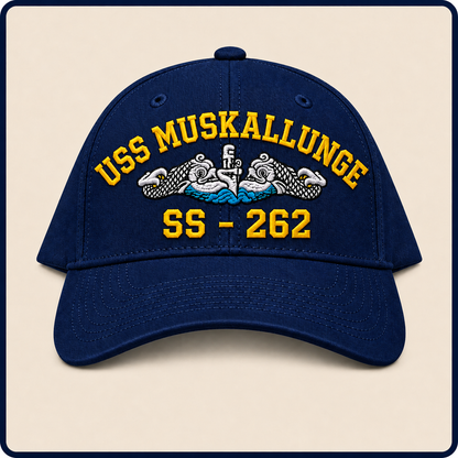 USS MUSKALLUNGE SS-262 HAT approved boat mockup