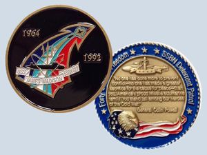 USS James Madison SSBN 627 Challenge Coin