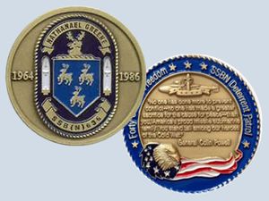 USS Nathanael Greene SSBN 636 Challenge Coin