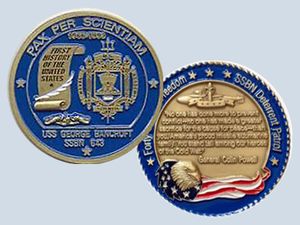 USS George Bancroft SSBN 643 Challenge Coin
