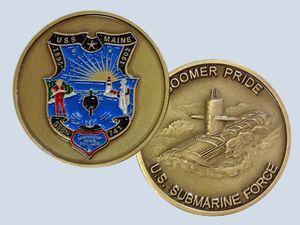 USS Maine SSBN 741 Challenge Coin