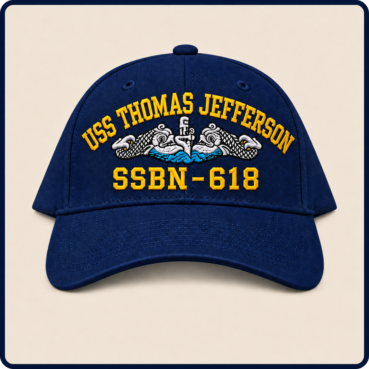 USS THOMAS JEFFERSON SSBN-618 HAT approved boat mockup