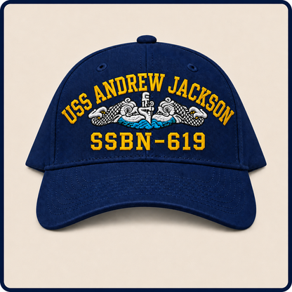 USS ANDREW JACKSON SSBN-619 HAT approved boat mockup