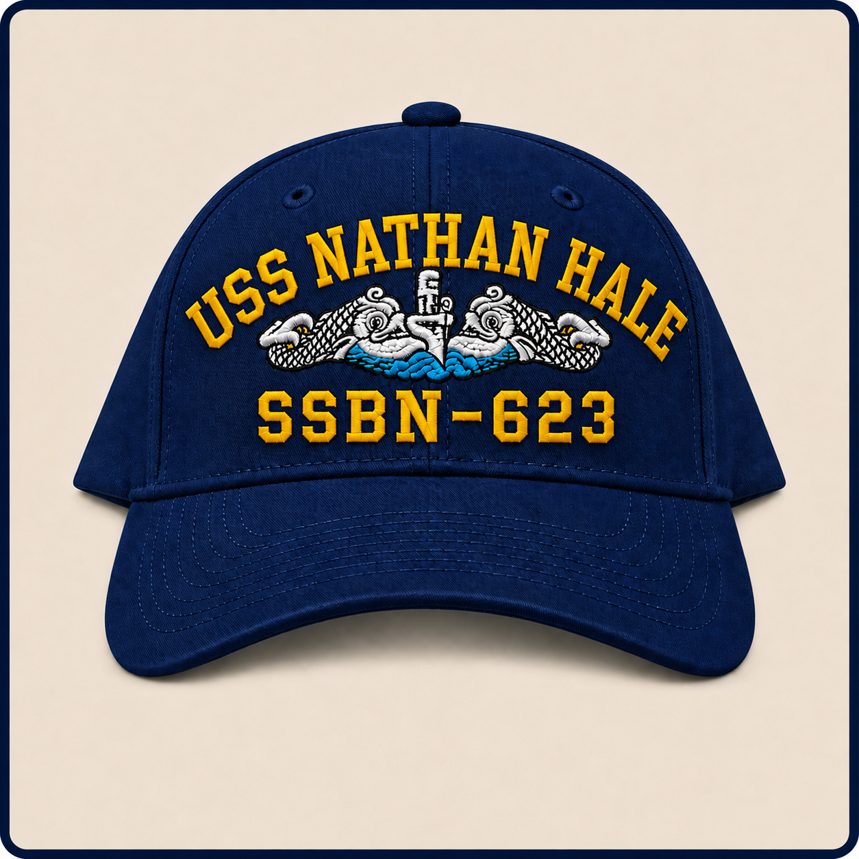 USS NATHAN HALE SSBN-623 HAT approved boat mockup