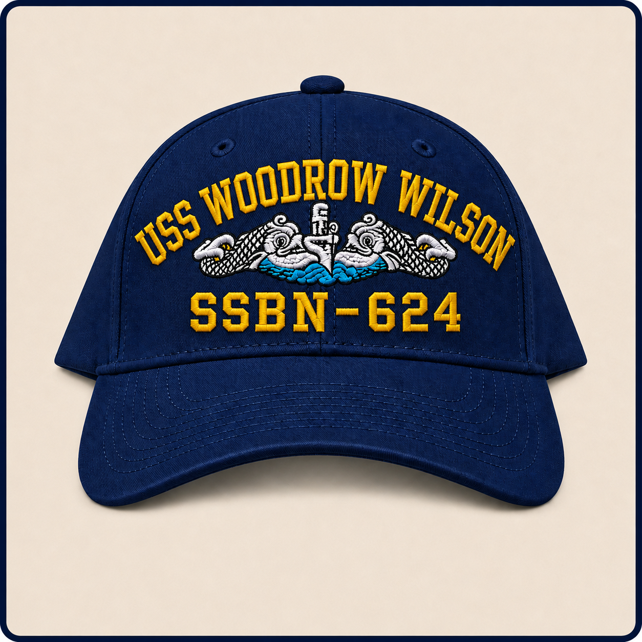 USS WOODROW WILSON SSBN-624 HAT approved boat mockup