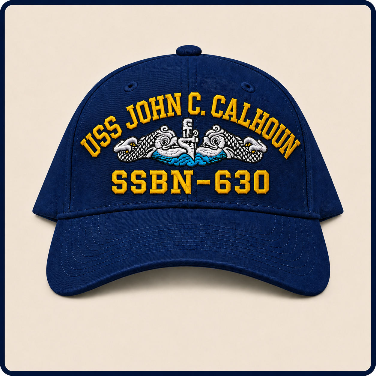 USS JOHN C. CALHOUN SSBN-630 HAT approved boat mockup
