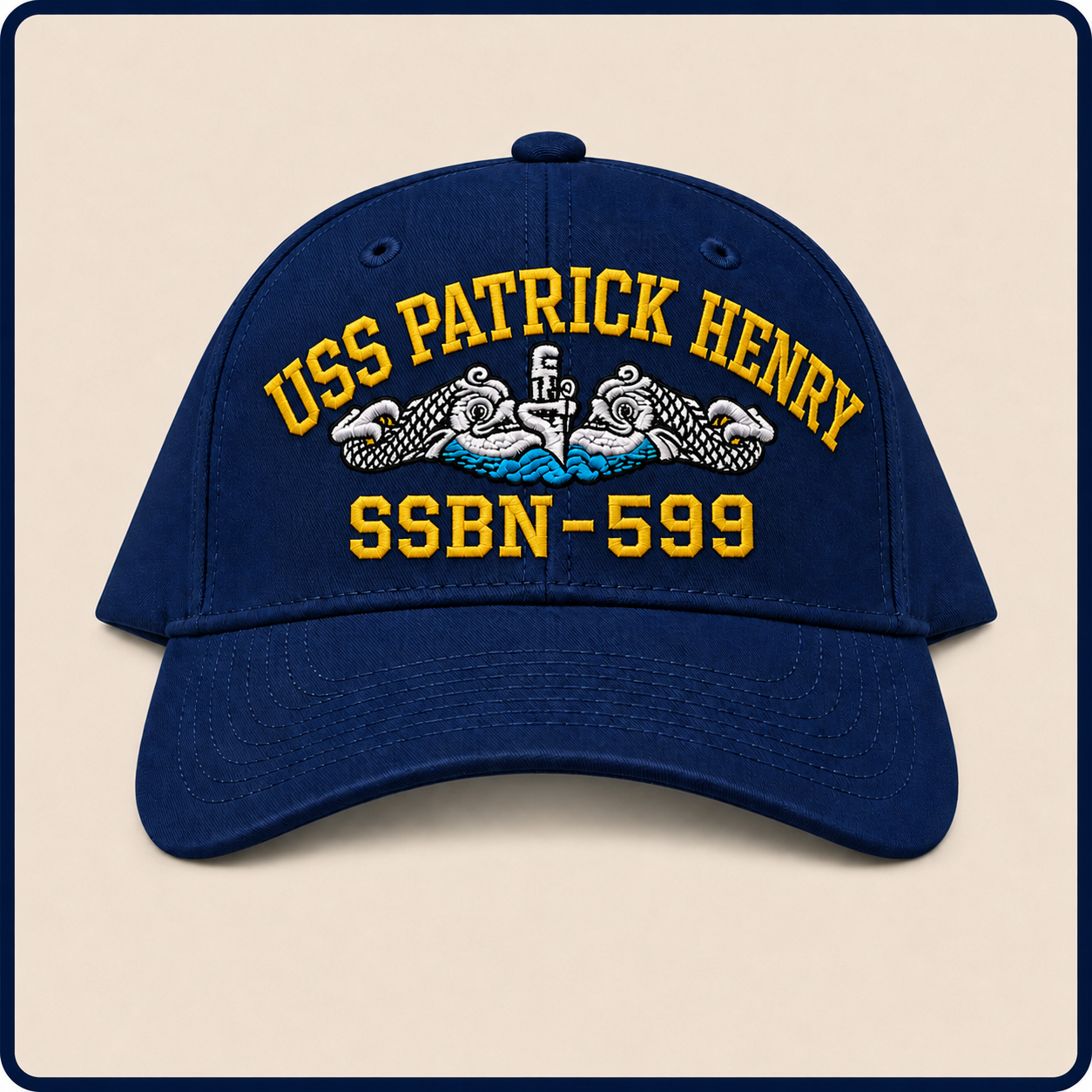 USS PATRICK HENRY SSBN-599 HAT approved boat mockup