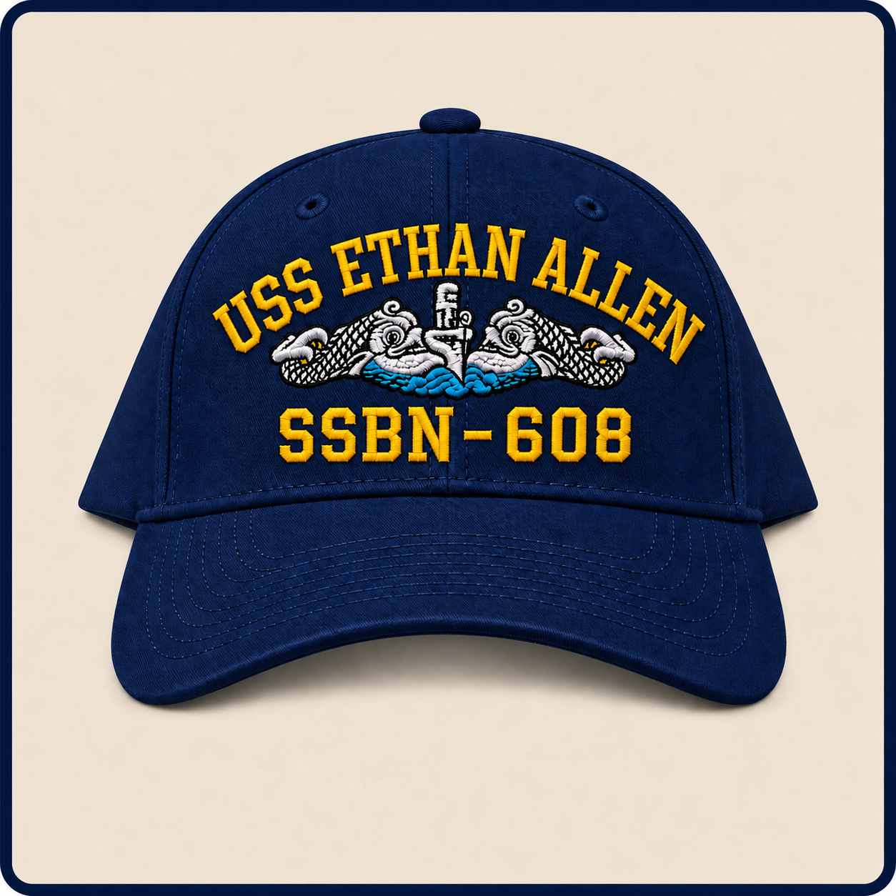 USS ETHAN ALLEN SSBN-608 HAT approved boat mockup