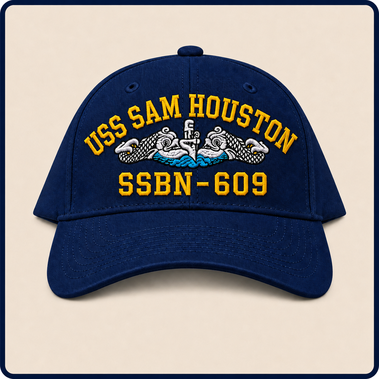 USS SAM HOUSTON SSBN-609 HAT approved boat mockup