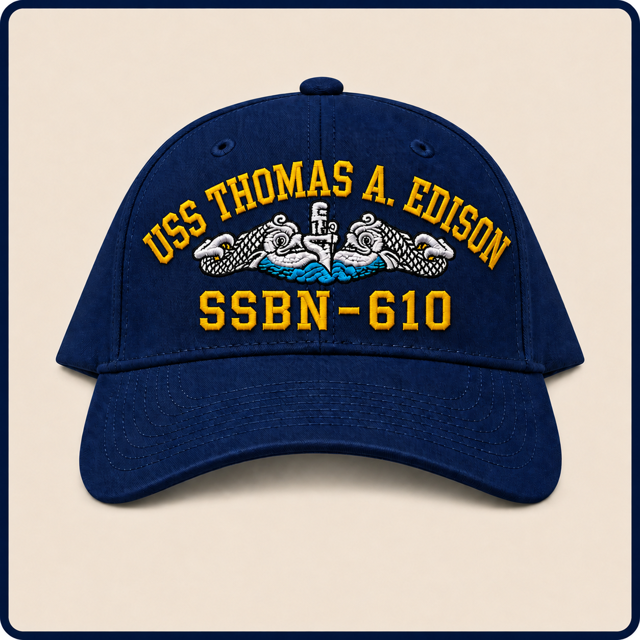 USS THOMAS A. EDISON SSBN-610 HAT approved boat mockup