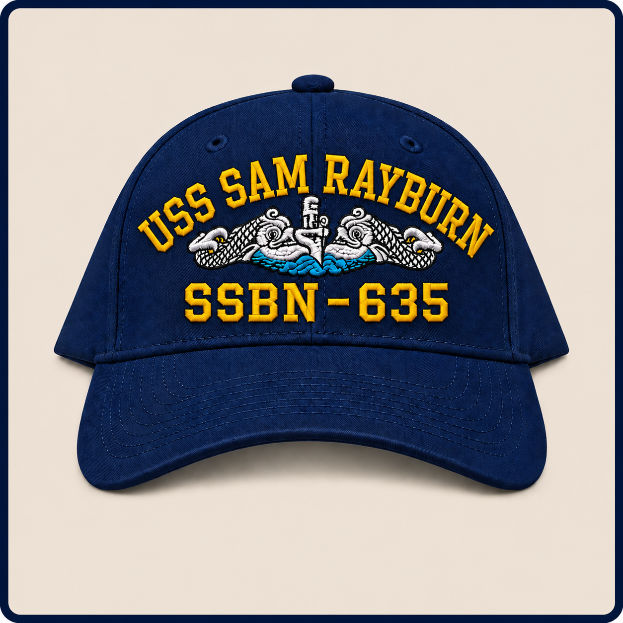 USS SAM RAYBURN SSBN-635 HAT approved boat mockup