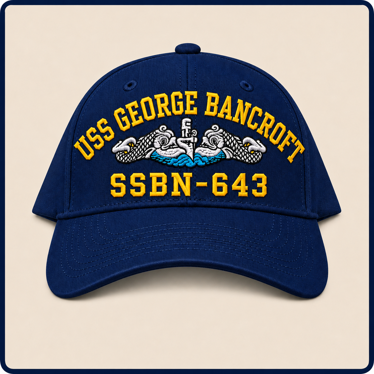 USS GEORGE BANCROFT SSBN-643 HAT approved boat mockup